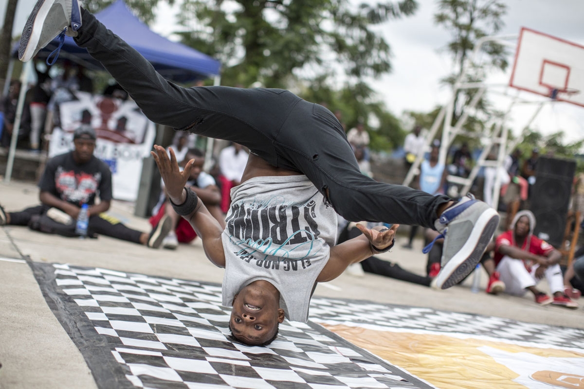 Festival de baile de Goma, este de la RDC, 30 abril de 2017.