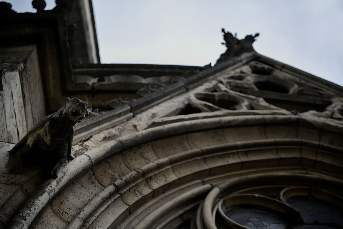 Foto tomada el 28 de junio de 2017 de la catedral de Notre Dame