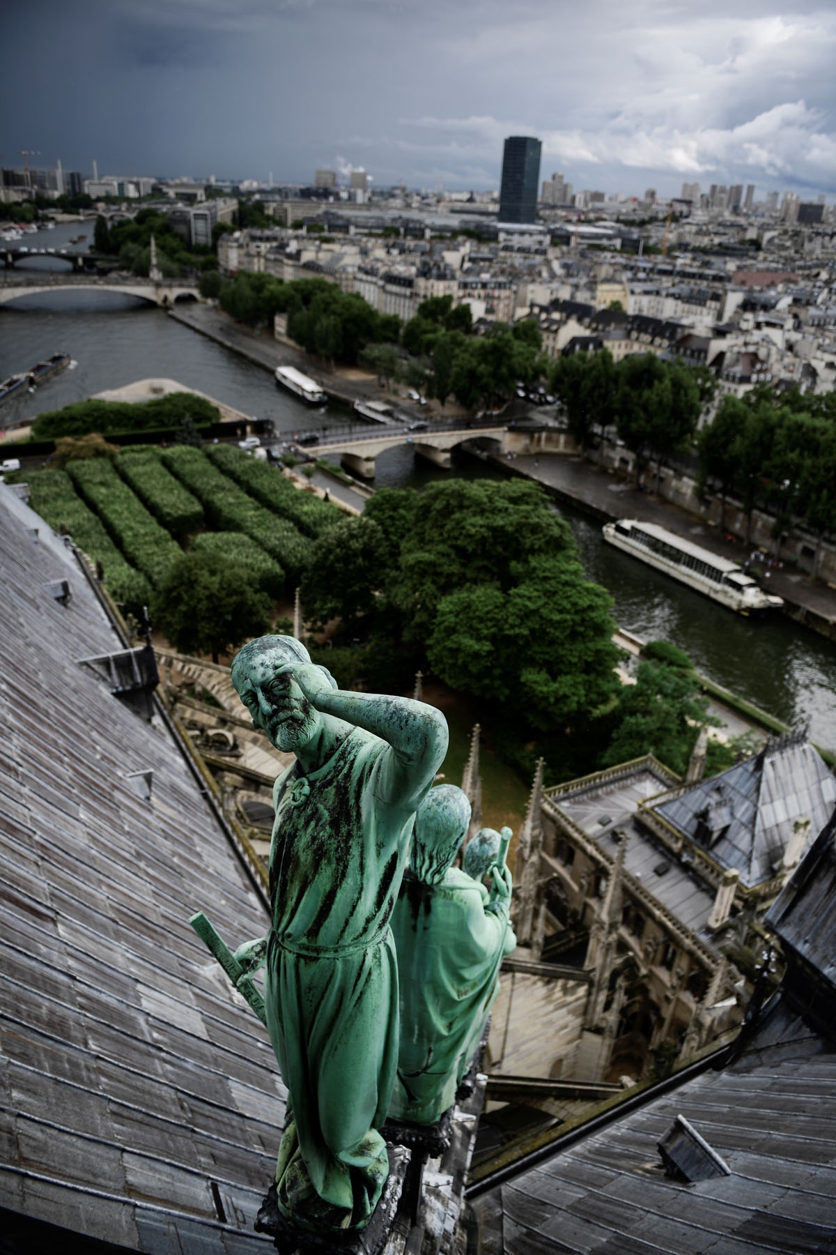 Foto de la catedral de Notre Dame, el 28 de junio de 2017