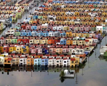 Inundaciones en la ciudad de Villahermosa en México, en novimebre de 2007